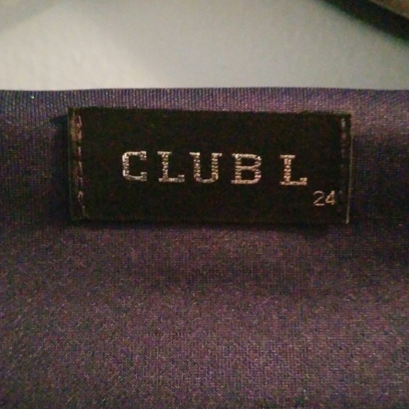 Asos curve club L skater dress in navy blue sz 24 - Picture 3 of 3